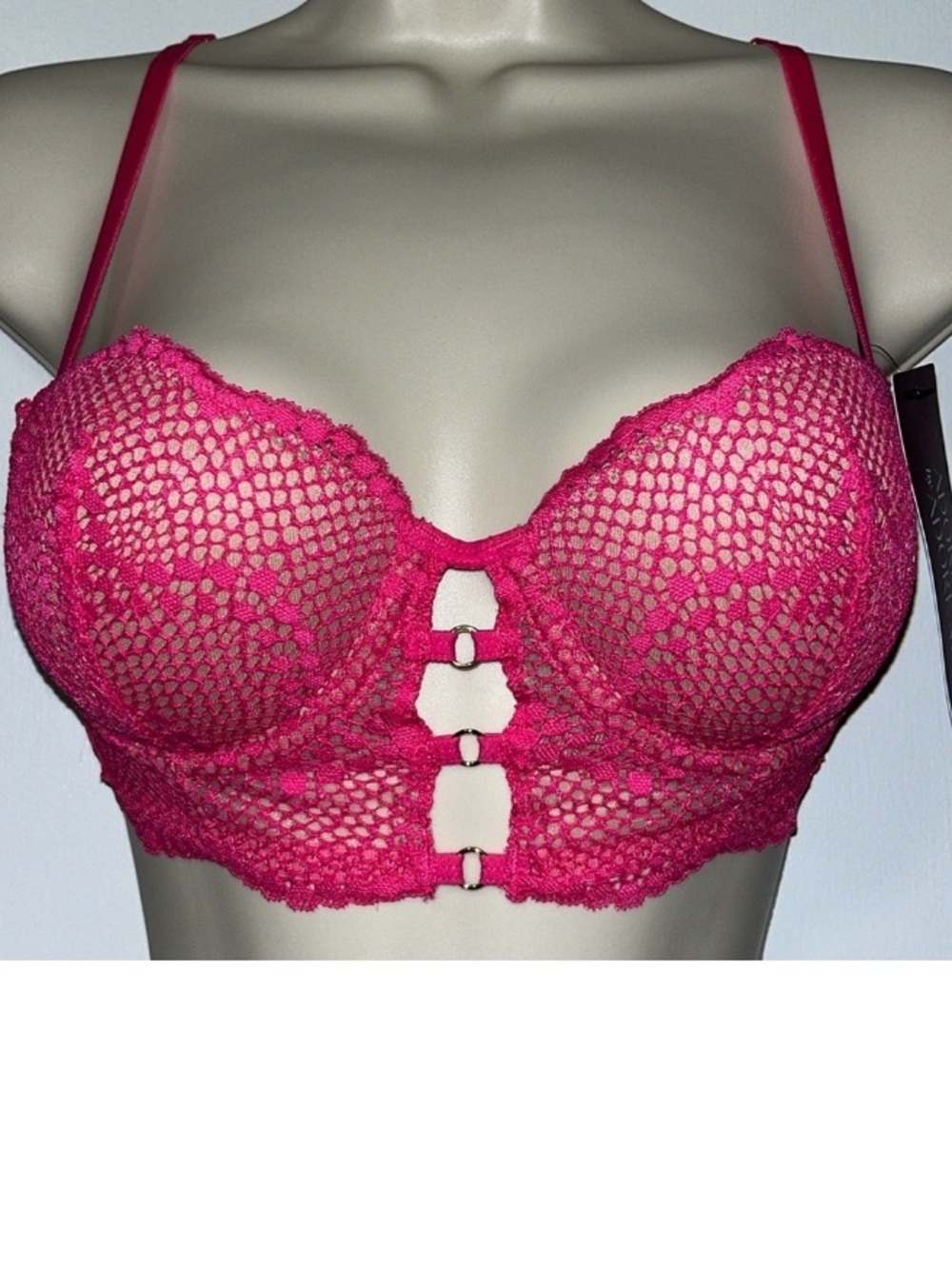 Adored by Adore Me Morgan Push Up Underwire Lace Bra 32C New